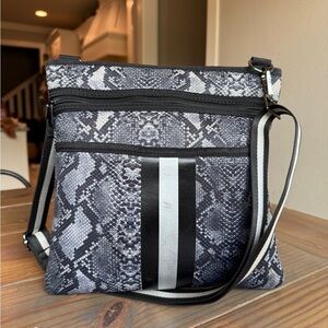 Haute Shore Peyton Vogue Grey Python Crossbody
